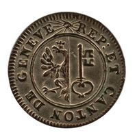 Genf 6 Deniers 1819